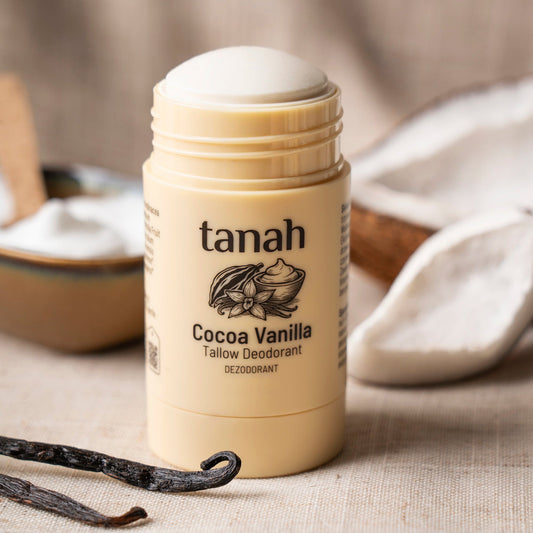 "Cocoa Vanilla" - naturalny dezodorant z łojem wołowym (70g)