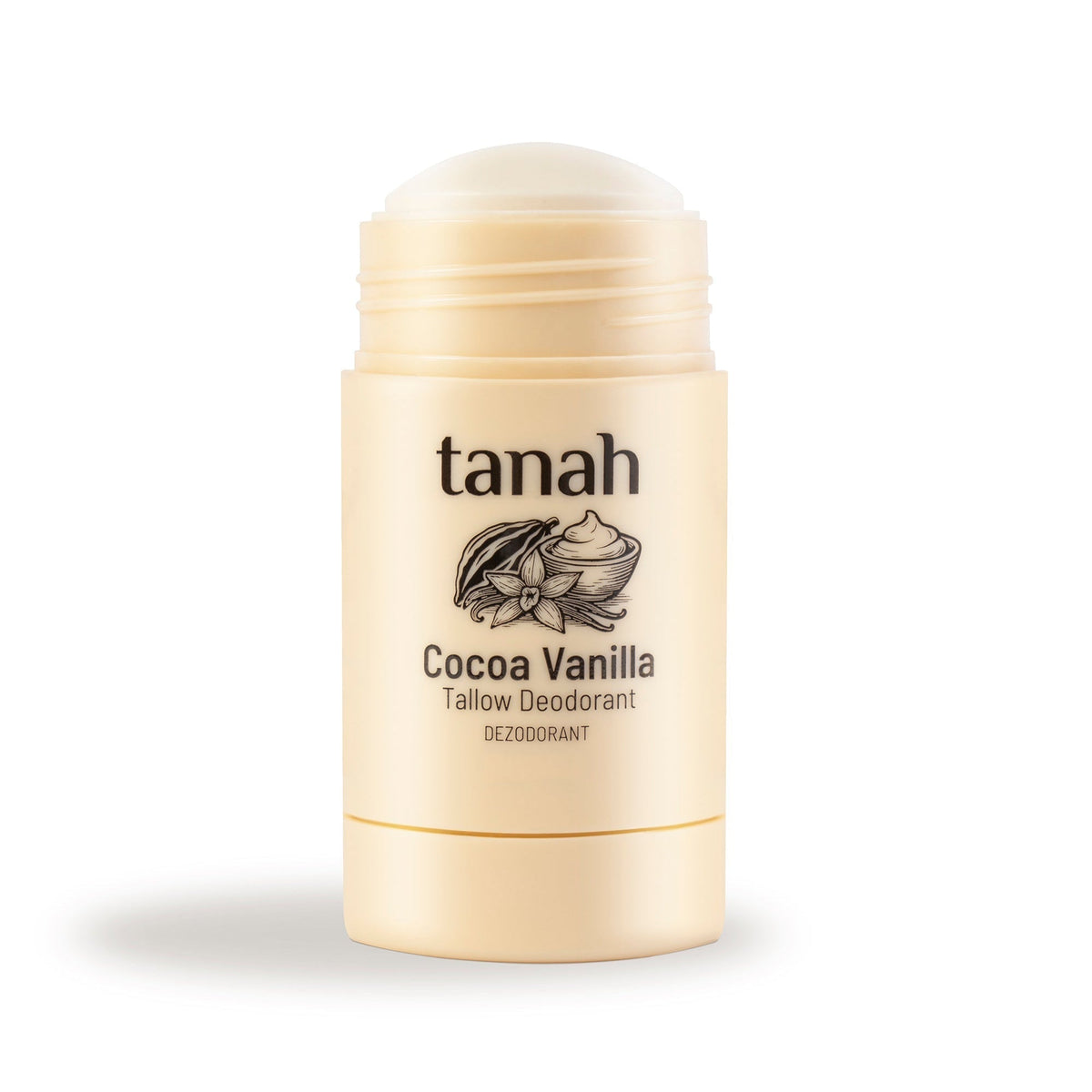 "Cocoa Vanilla" - naturalny dezodorant z łojem wołowym (70g)