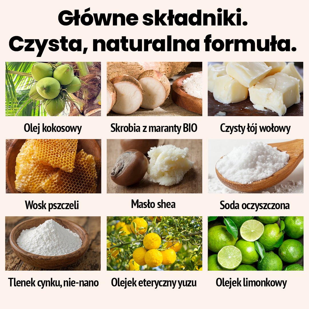 "Fresh Citrus" - naturalny dezodorant z łojem wołowym