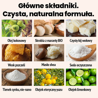 "Fresh Citrus" - naturalny dezodorant z łojem wołowym