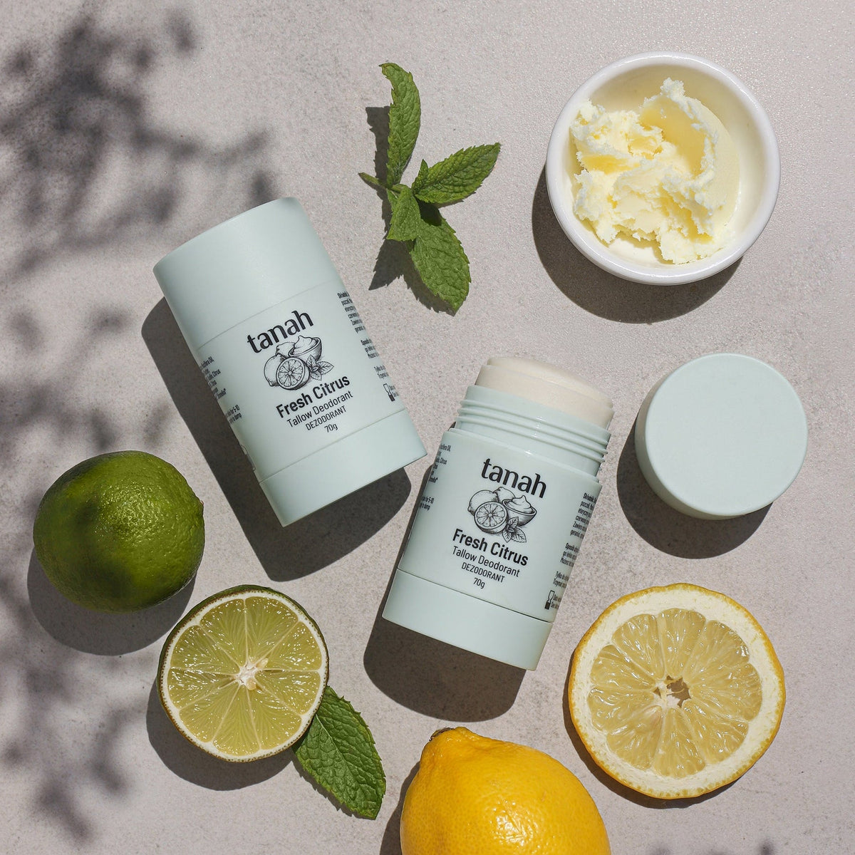 "Fresh Citrus" - naturalny dezodorant z łojem wołowym