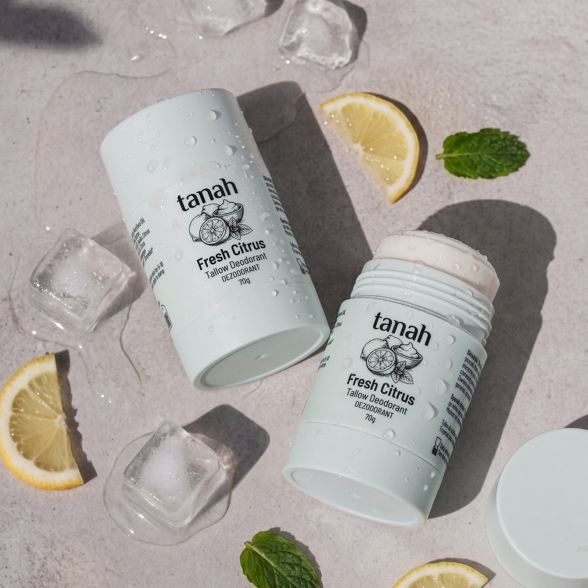 "Fresh Citrus" - naturalny dezodorant z łojem wołowym