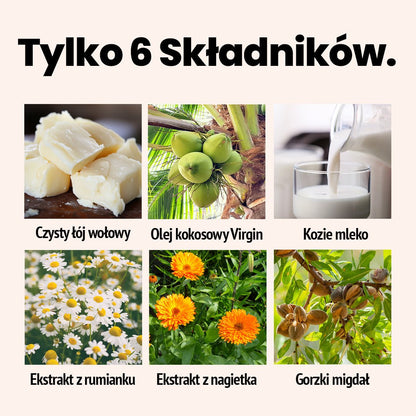 "Herbal Tallow" - mydło w kostce (100g)