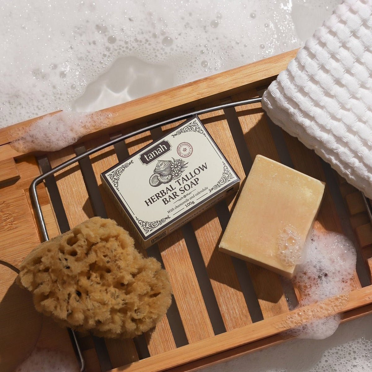 "Herbal Tallow" - mydło w kostce (100g)