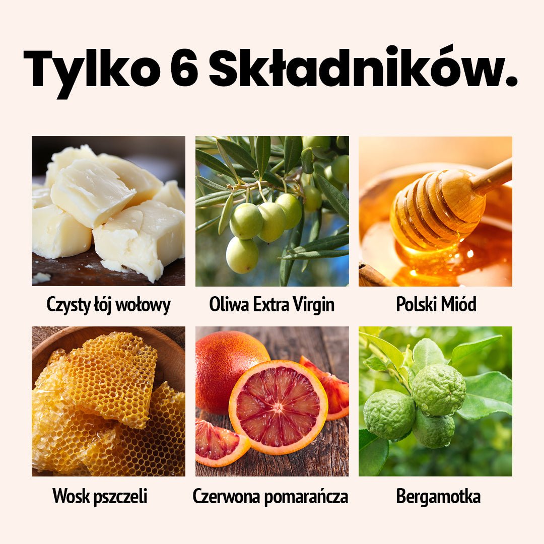 "Miracle Tallow" - balsam z łojem wołowym i miodem (60ml)